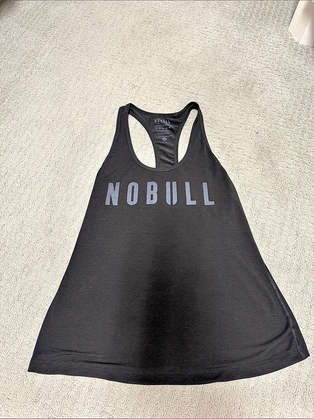 NOBULL Women's Athletic Tank Top Black Size Medium Like New